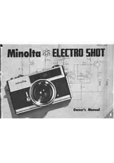 Minolta Electroshot manual. Camera Instructions.